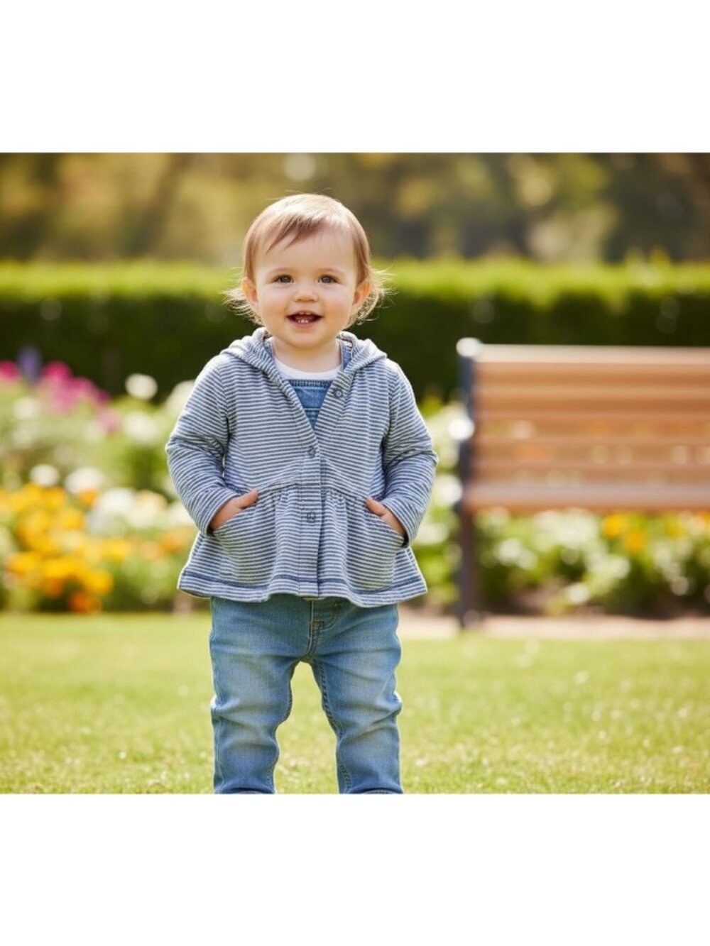 Carter's Girls 12 months Long Sleeve Hoodie